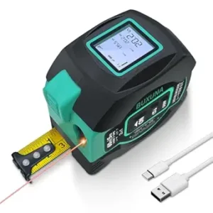 41kTy3Qhe-L._SY445_SX342_QL70_FMwebp_ Cinta métrica láser digital con carga, cinta métrica láser de 197 pies y cinta métrica autobloqueante de 16 pies, unidades métricas y estadounidenses, pitagórico de medición, área, volumen con